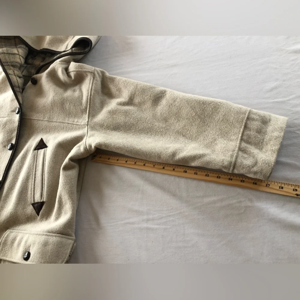 Club manteau m’en off white cream coat. - Picture 11 of 13
